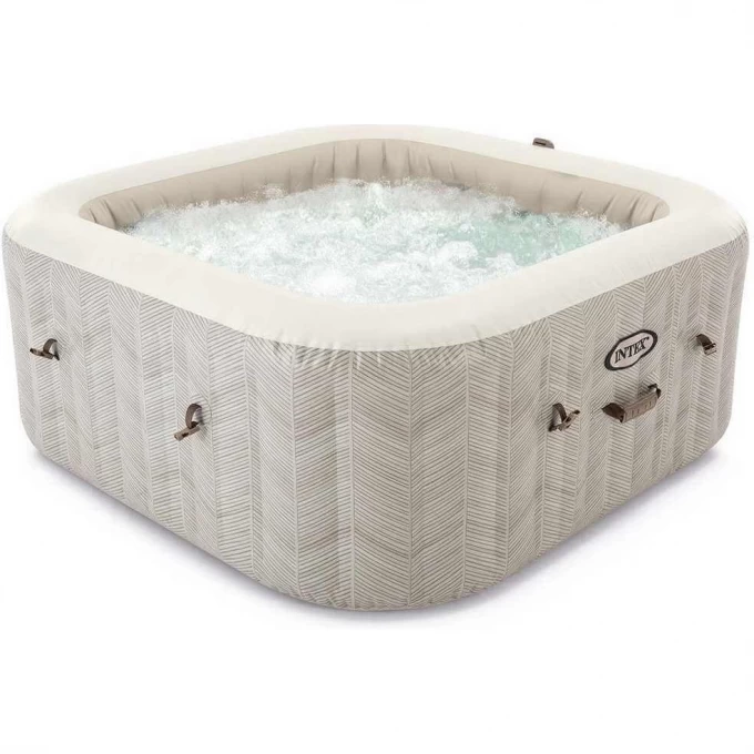 СПА-бассейн INTEX "CHEVRON DELUXE" 175х71см 795л, квадратный аэромассаж 28446 СПА-бассейн INTEX "CHEVRON DELUXE" 175х71см 795л, квадратный аэромассаж 28446